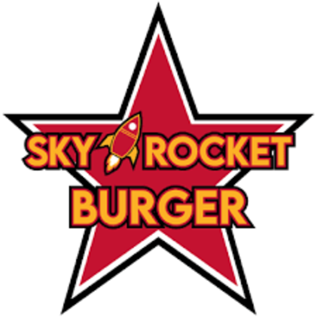 sky rocket burger logo